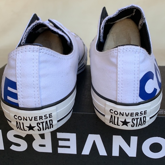 CONVERSE CTAS OX WHITE/BLUE/WHITE MEN’S - Picture 12 of 15